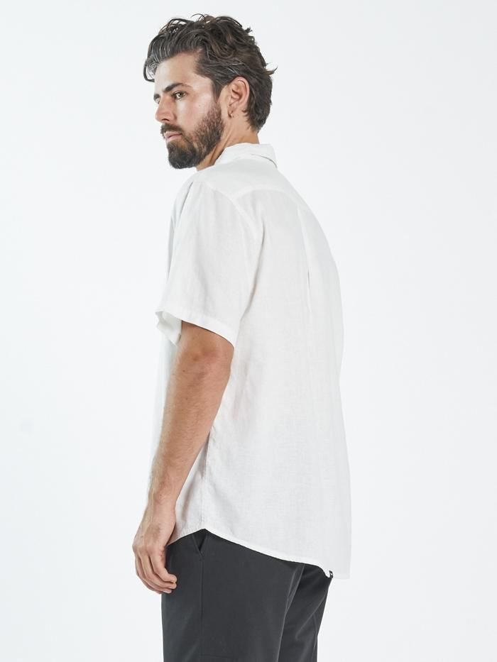 Hemp Minimal Thrills Short Sleeve Shirt - Dirty White sold by Thrills product image thumbnail 5