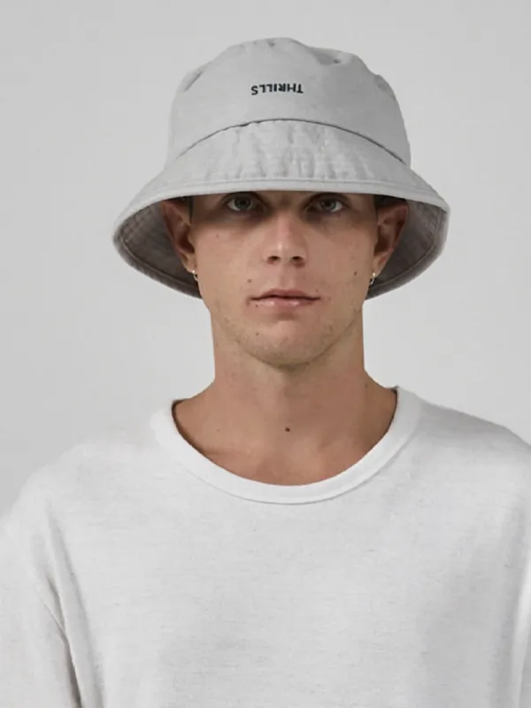 Minimal Thrills Bucket Hat - Fog sold by Thrills
