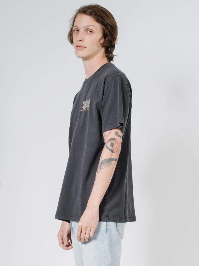 Thrills Cycles Merch Fit Tee - Heritage Black sold by Thrills product image thumbnail 5