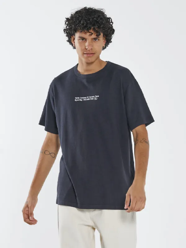 Hemp Century Merch Fit Tee - Dark Navy sold by Thrills