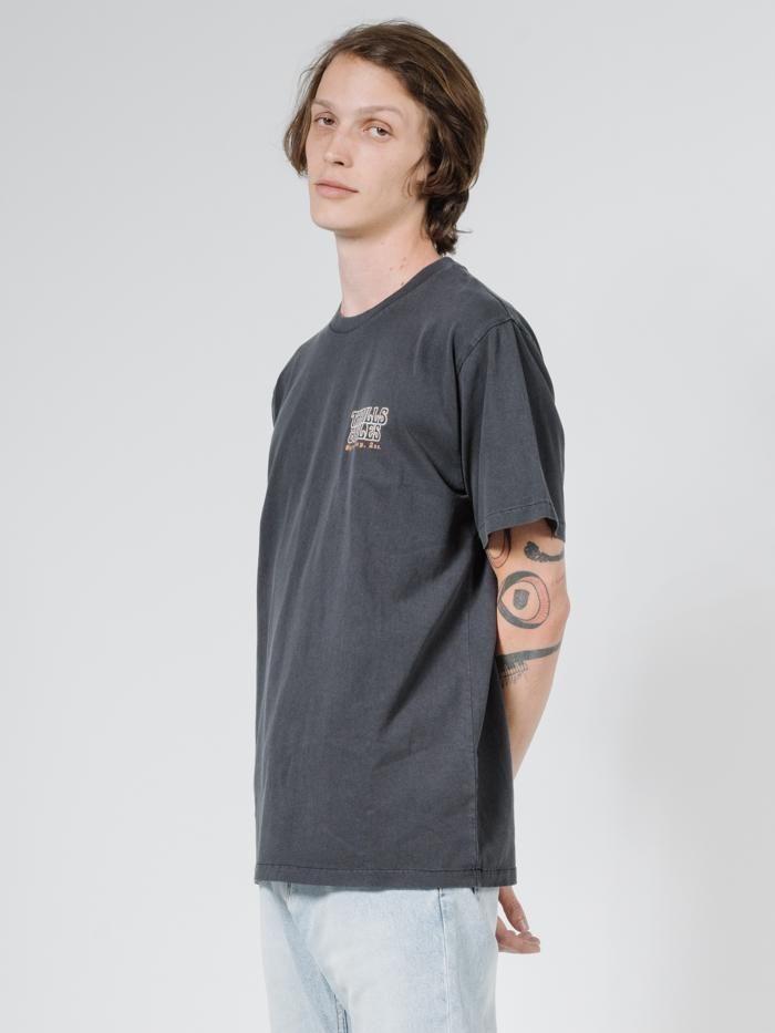 Thrills Cycles Merch Fit Tee - Heritage Black sold by Thrills product image thumbnail 3