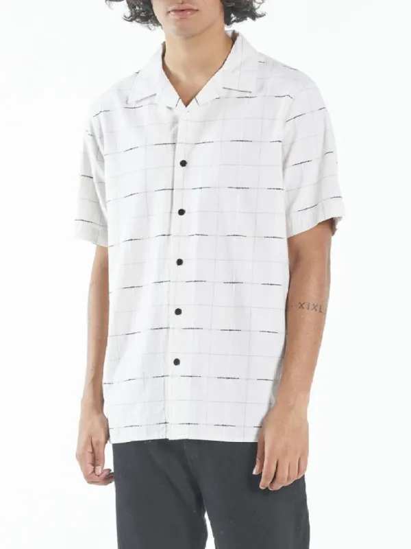Non Sense Bowling Shirt - Heritage White sold by Thrills