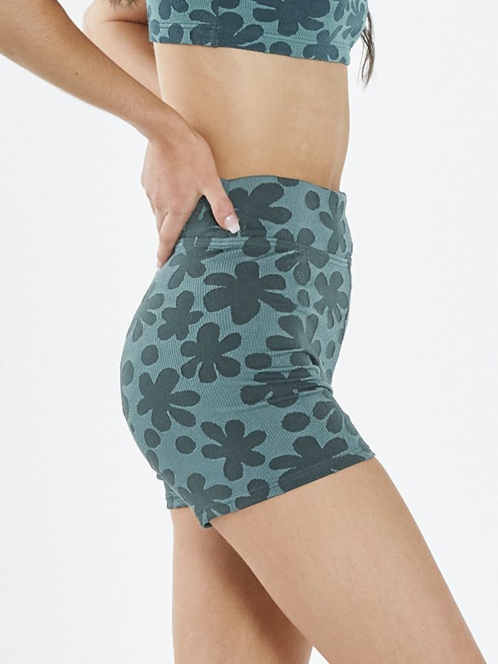 Layla Bike Short - Vintage Teal sold by Thrills product image thumbnail 6