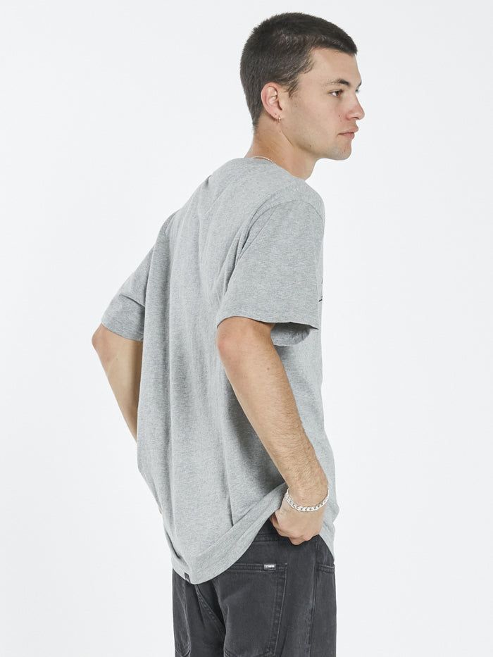 Knights Merch Fit Tee - Grey Marle sold by Thrills product image thumbnail 2