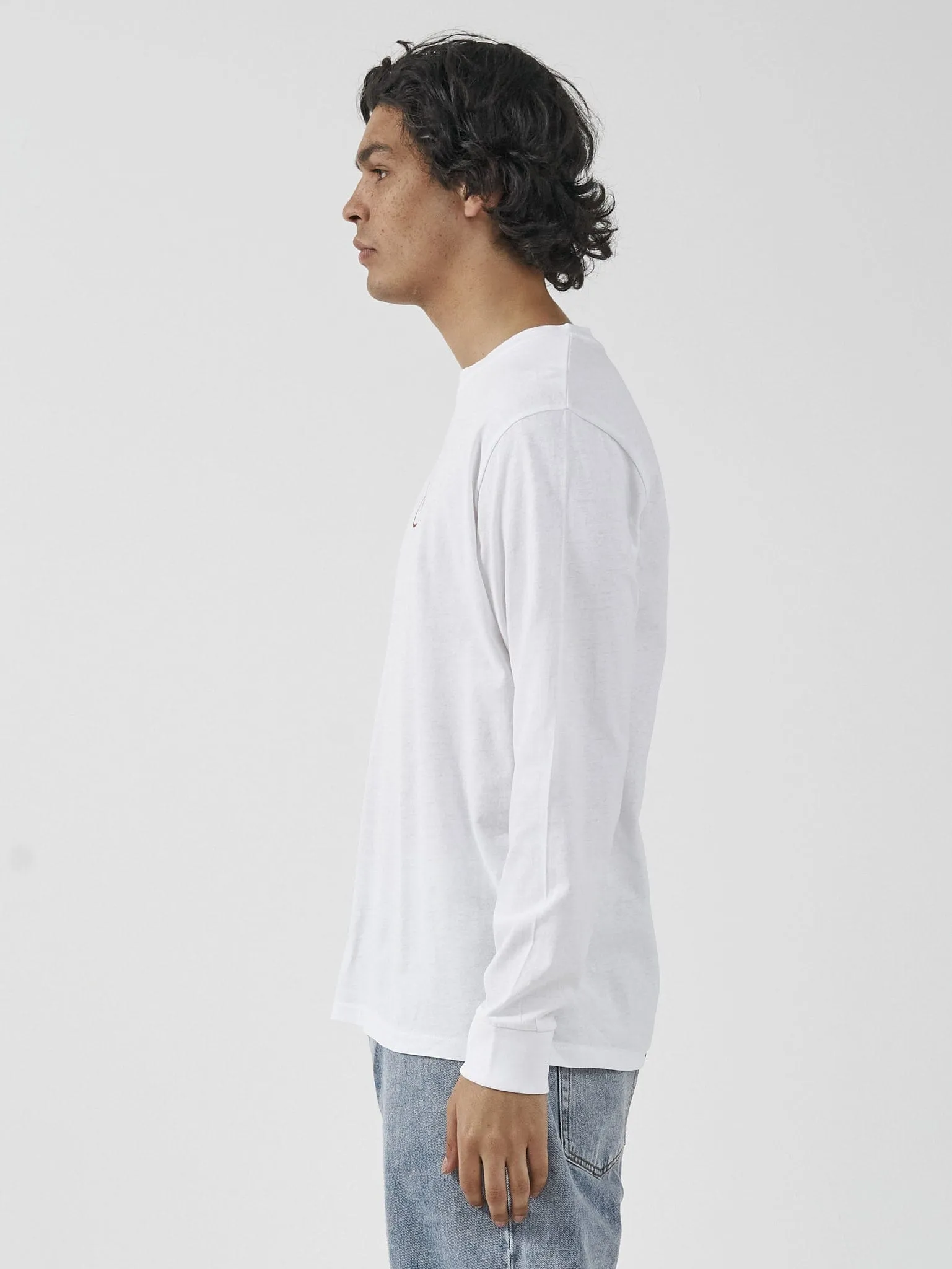 Harness Your Powers Merch Fit Long Sleeve Tee - White sold by Thrills product image thumbnail 3