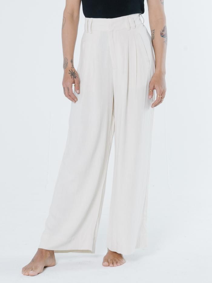 Muse Pant - Ivory sold by Thrills