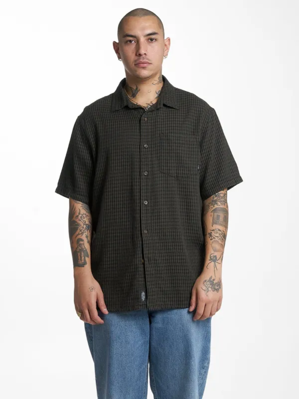 Ever Short Sleeve Shirt - Tarmac sold by Thrills
