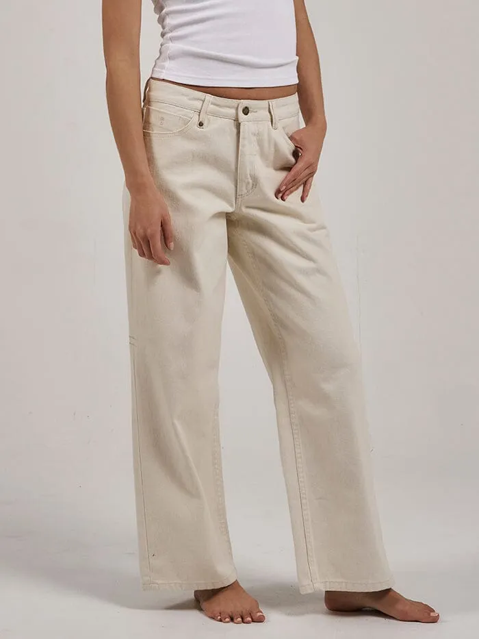 Billie Low Baggie Jean - Heritage White sold by Thrills product image thumbnail 4