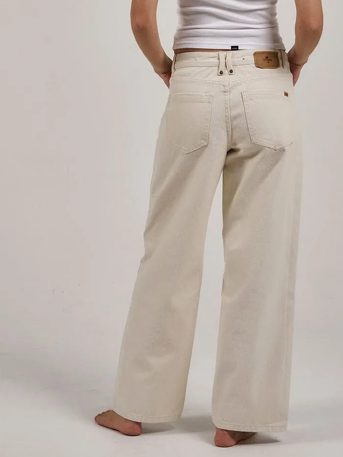 Billie Low Baggie Jean - Heritage White sold by Thrills product image thumbnail 2