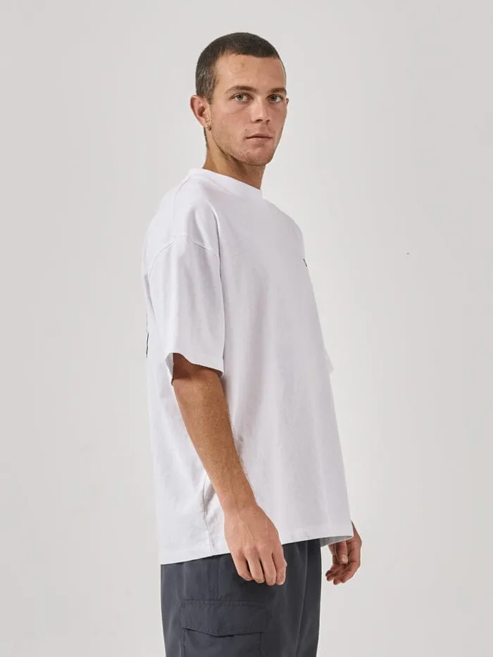 Damage Control Box Fit Oversized Tee - White sold by Thrills product image thumbnail 5