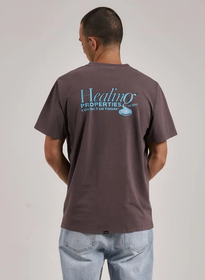 Healing Properties Merch Fit Tee - Plum sold by Thrills product image thumbnail 2