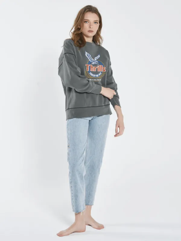 Not Forgotten Slouch Crew - Merch Black sold by Thrills