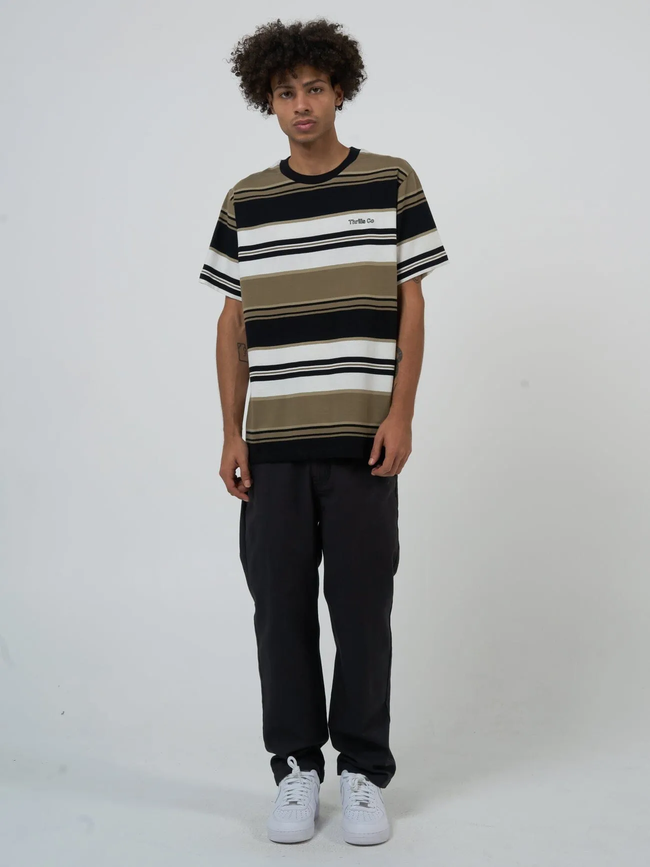 Coordinates Stripe Merch Fit Tee - Desert sold by Thrills product image thumbnail 5