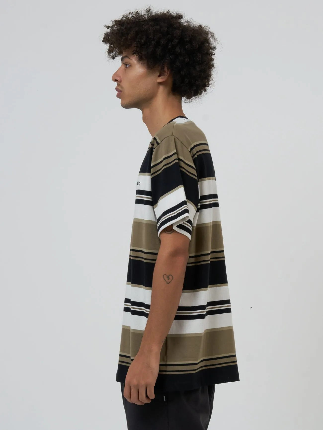 Coordinates Stripe Merch Fit Tee - Desert sold by Thrills product image thumbnail 4