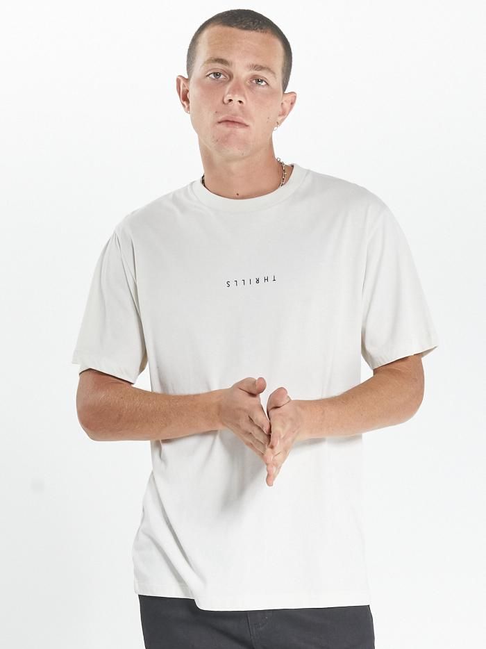 Minimal Thrills Merch Fit Tee - Heritage White sold by Thrills