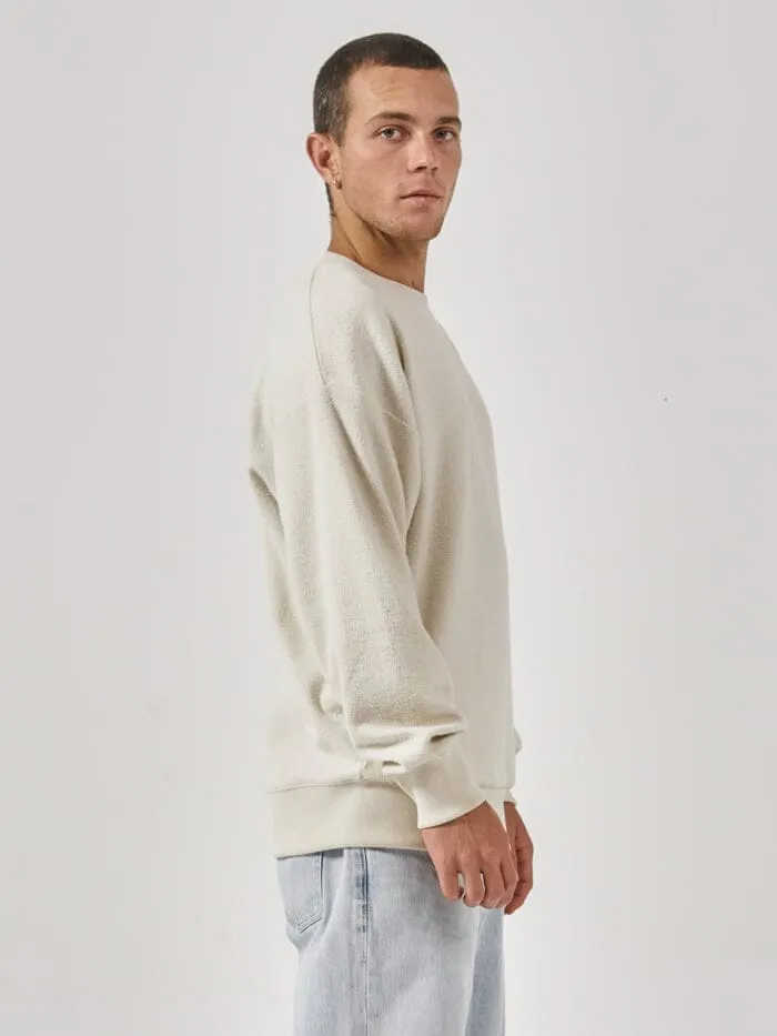 The Nature Of Reality Slouch Crew Fleece - Heritage White sold by Thrills product image thumbnail 4