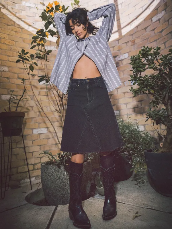 Cooper Skirt - Aged Black made by Thrills