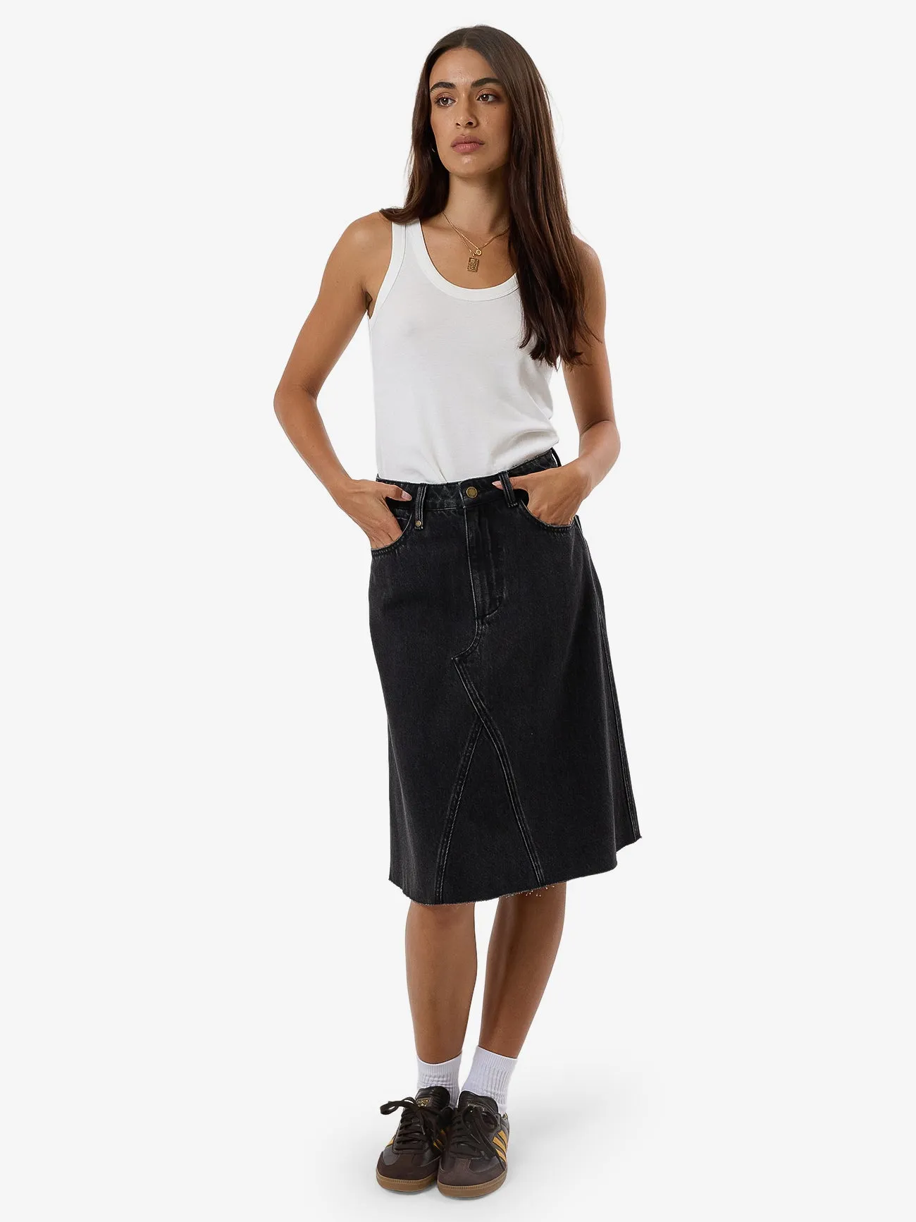 Cooper Skirt - Aged Black sold by Thrills product image thumbnail 3