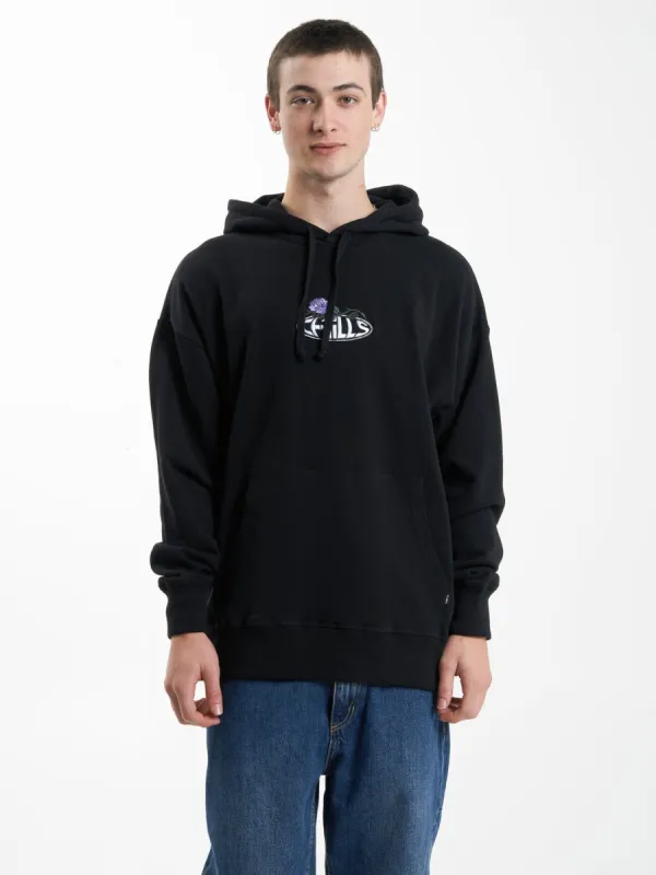 Sub Rosa Slouch Pull On Hood - Black sold by Thrills