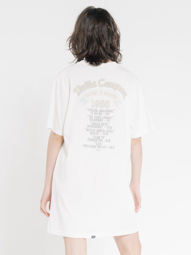 Revival Merch Fit Tee Dress - Dirty White sold by Thrills product image thumbnail 3