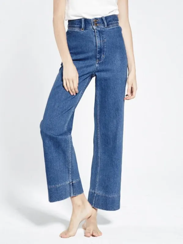 Belle Stretch Jean - Rinsed Blues sold by Thrills