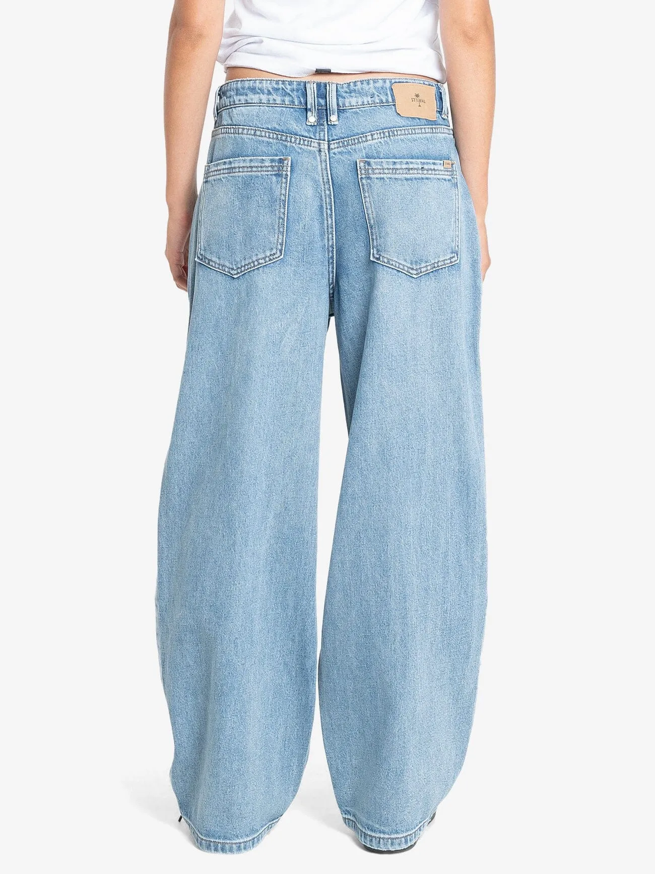Tony Low Rise Big Baggy Jean - Vintage Timeworn Blue sold by Thrills product image thumbnail 2