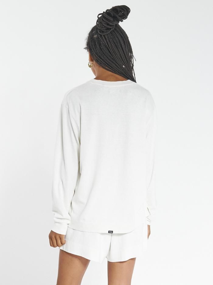 Hemp Long Sleeve Tee - Dirty White sold by Thrills product image thumbnail 3