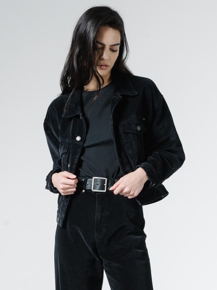 Jessie Velvet Jacket - Black sold by Thrills product image thumbnail 9