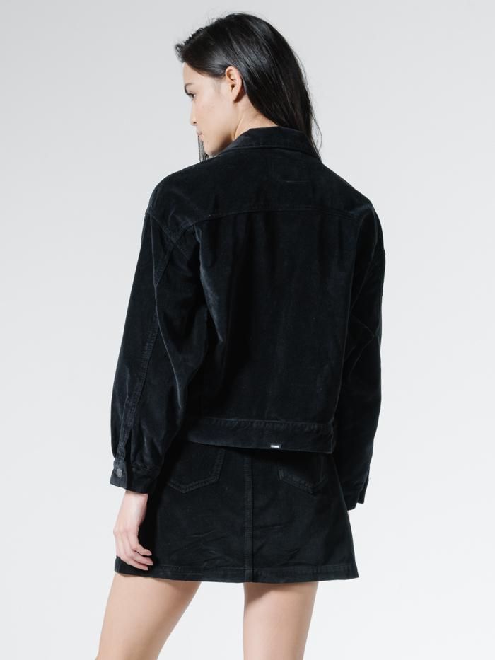Jessie Velvet Jacket - Black sold by Thrills product image thumbnail 2