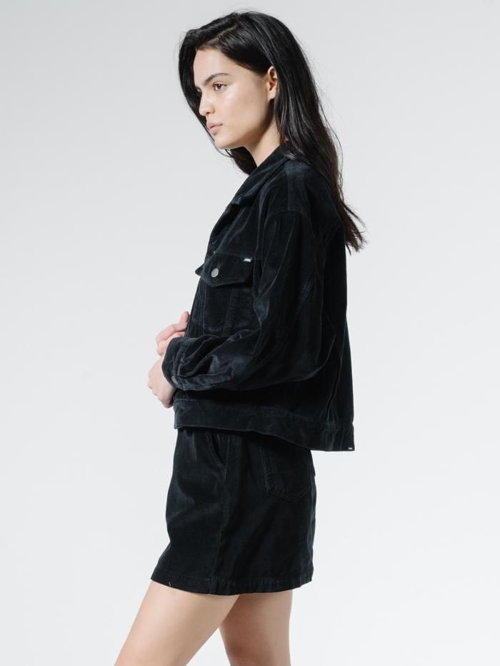 Jessie Velvet Jacket - Black sold by Thrills product image thumbnail 3