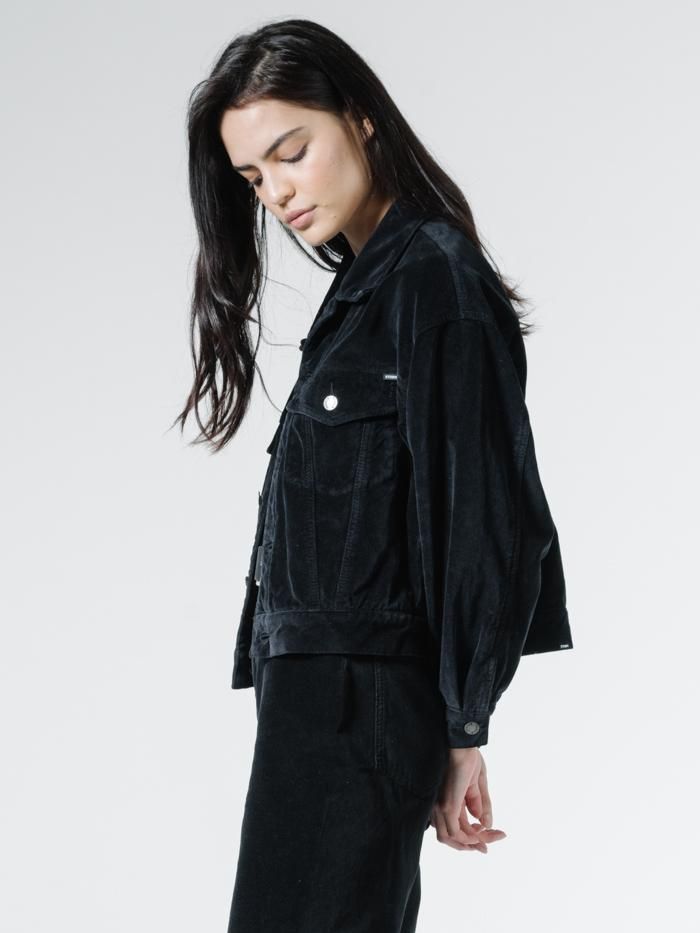 Jessie Velvet Jacket - Black sold by Thrills product image thumbnail 8