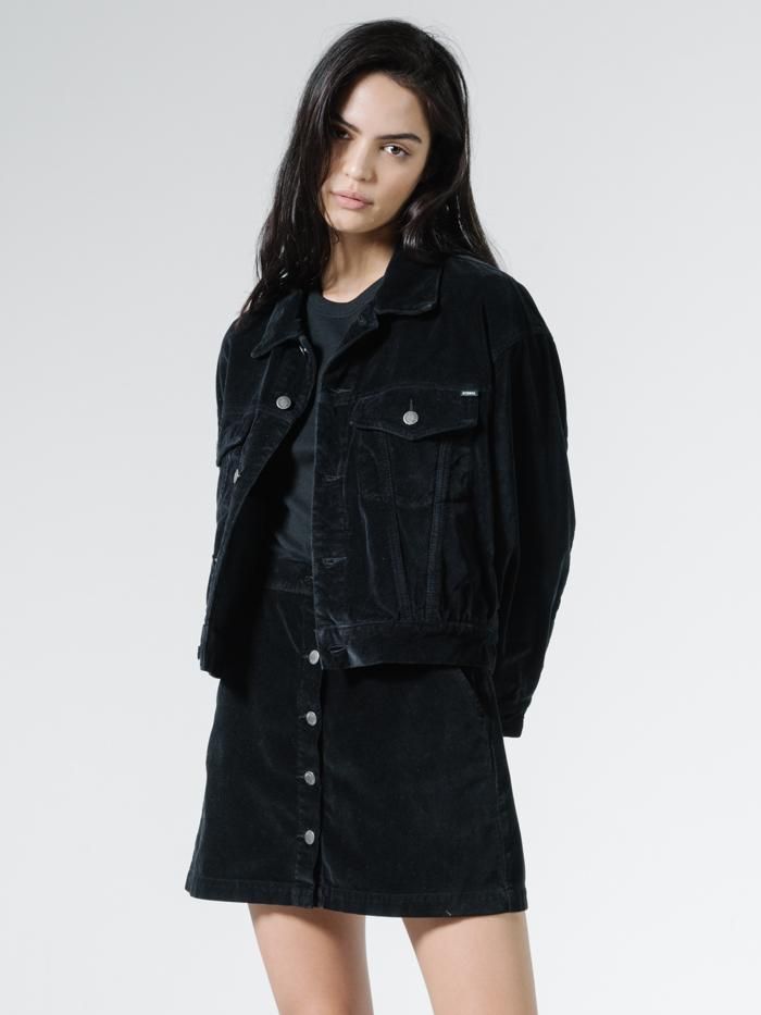 Jessie Velvet Jacket - Black sold by Thrills product image thumbnail 5