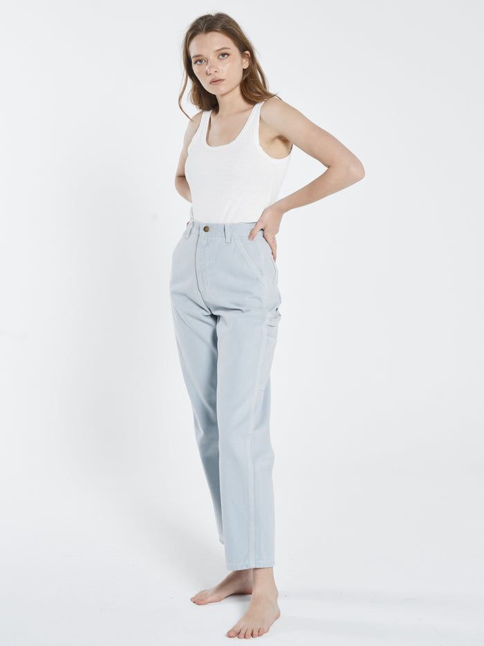 Carpenter Drill Pant - Smoke Blue sold by Thrills