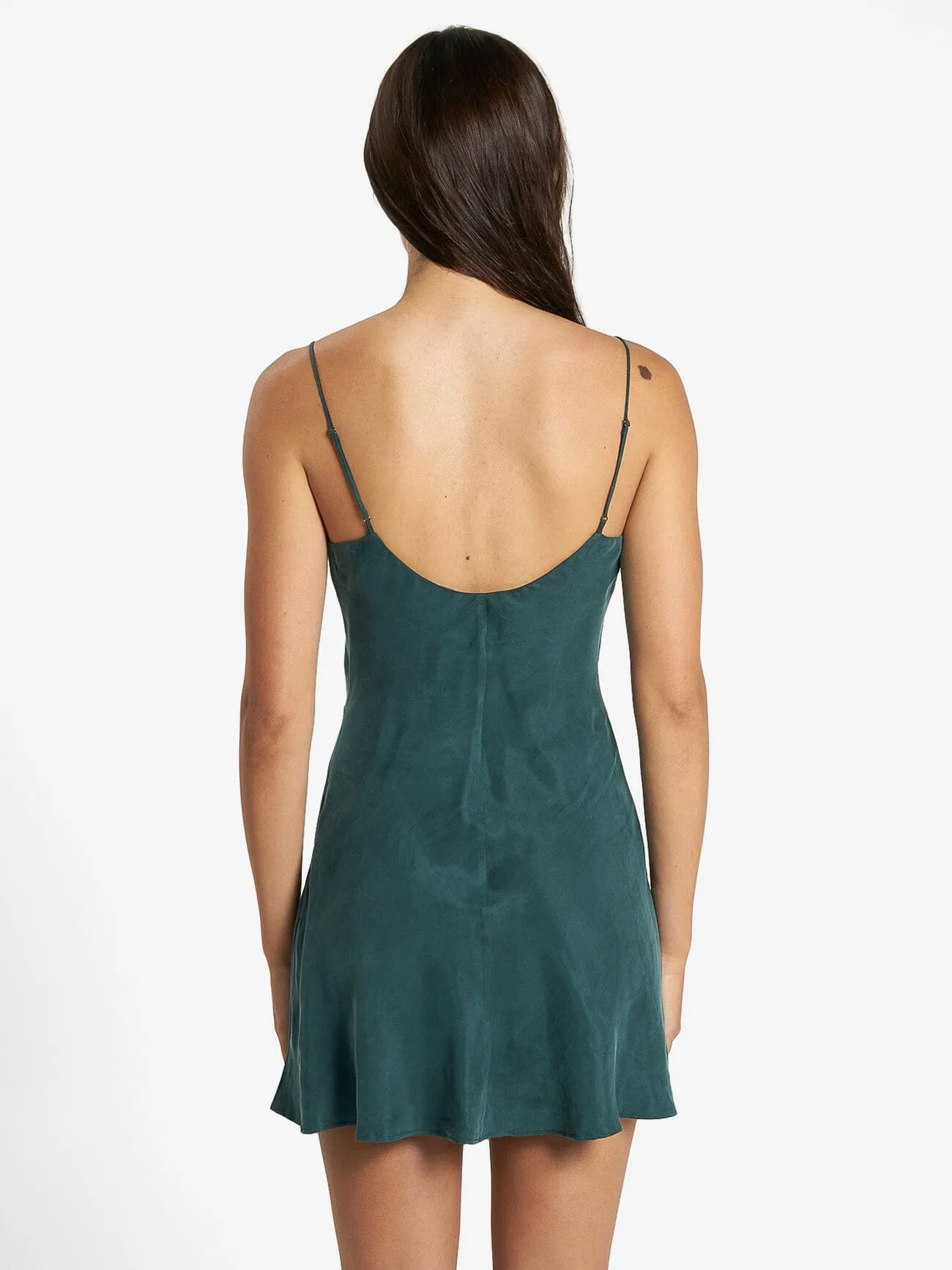 Fairmont Mini Slip Dress - Jasper Green sold by Thrills product image thumbnail 3