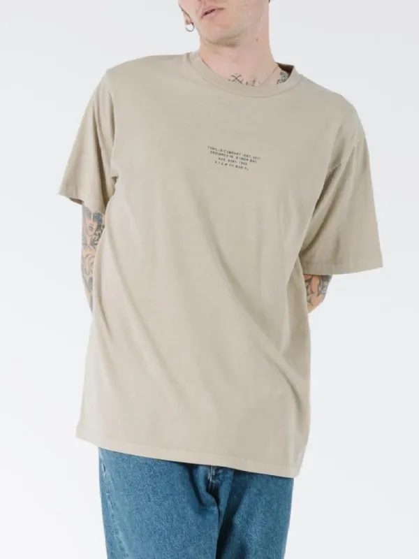 Established Merch Fit Tee - Vintage Khaki sold by Thrills