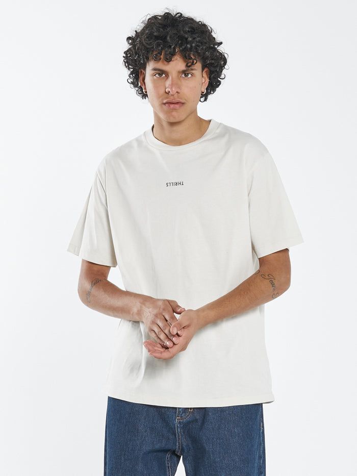 Minimal Thrills Merch Fit Tee - Heritage White sold by Thrills