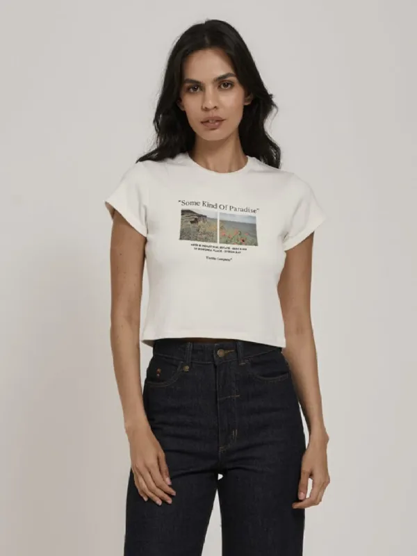 Paradise Around Us Mini Tee - Heritage White sold by Thrills