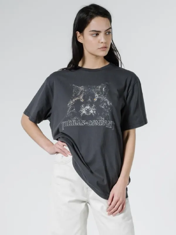 Shades of Wolf Band Fit Tee - Vintage Black made by Thrills