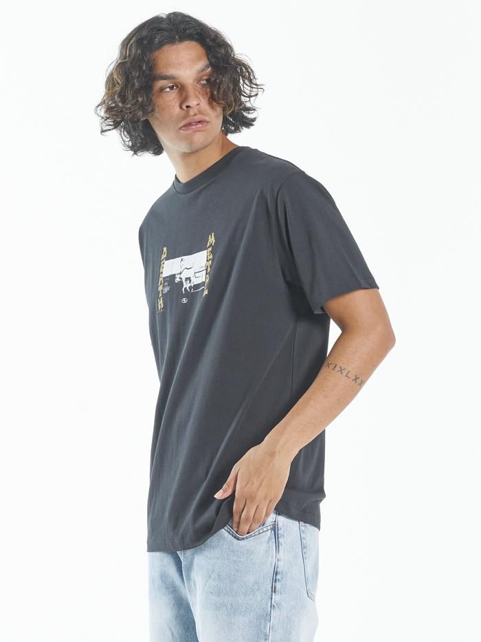 Death Metal Merch Fit Tee - Washed Black sold by Thrills product image thumbnail 3