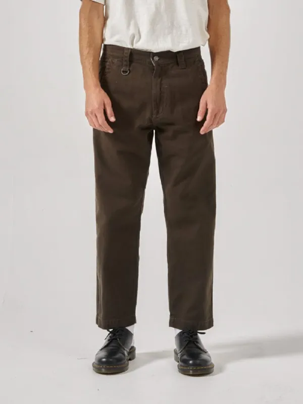Thrills Union Work Chino Pant - Tarmac sold by Thrills