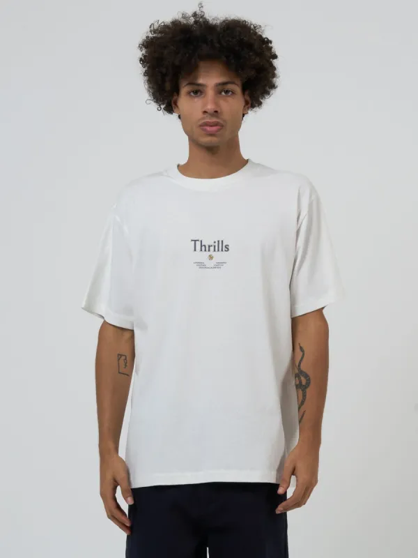 Existencial Country Club Merch Fit Tee - Dirty White sold by Thrills