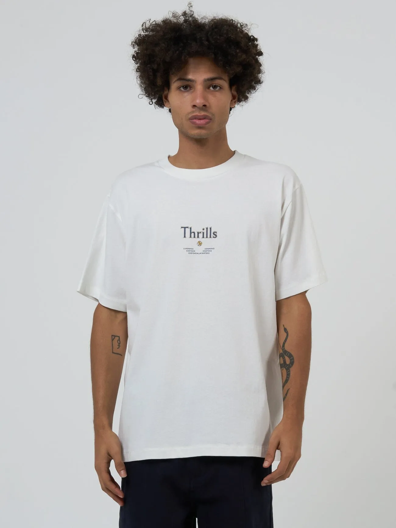 Existencial Country Club Merch Fit Tee - Dirty White sold by Thrills