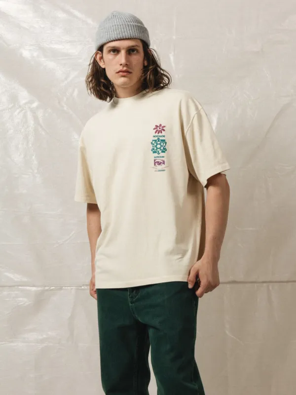 Reflections Oversized Fit Tee - Natural made by Thrills