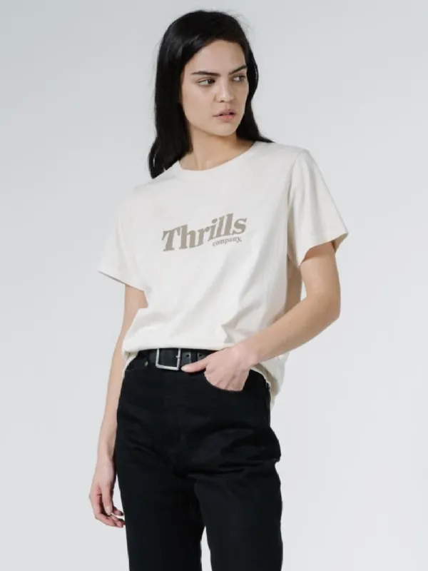 Ops Relax Fit Tee - Heritage White sold by Thrills