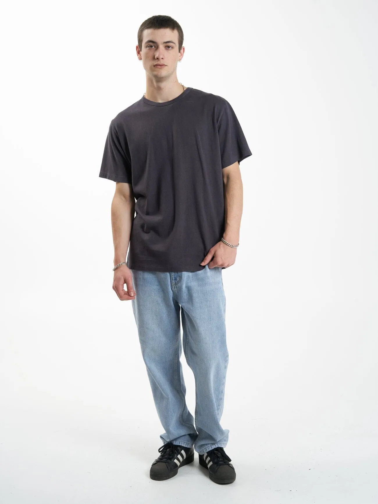 Hemp Thrills Embro Merch Fit Tee - Slate sold by Thrills product image thumbnail 5