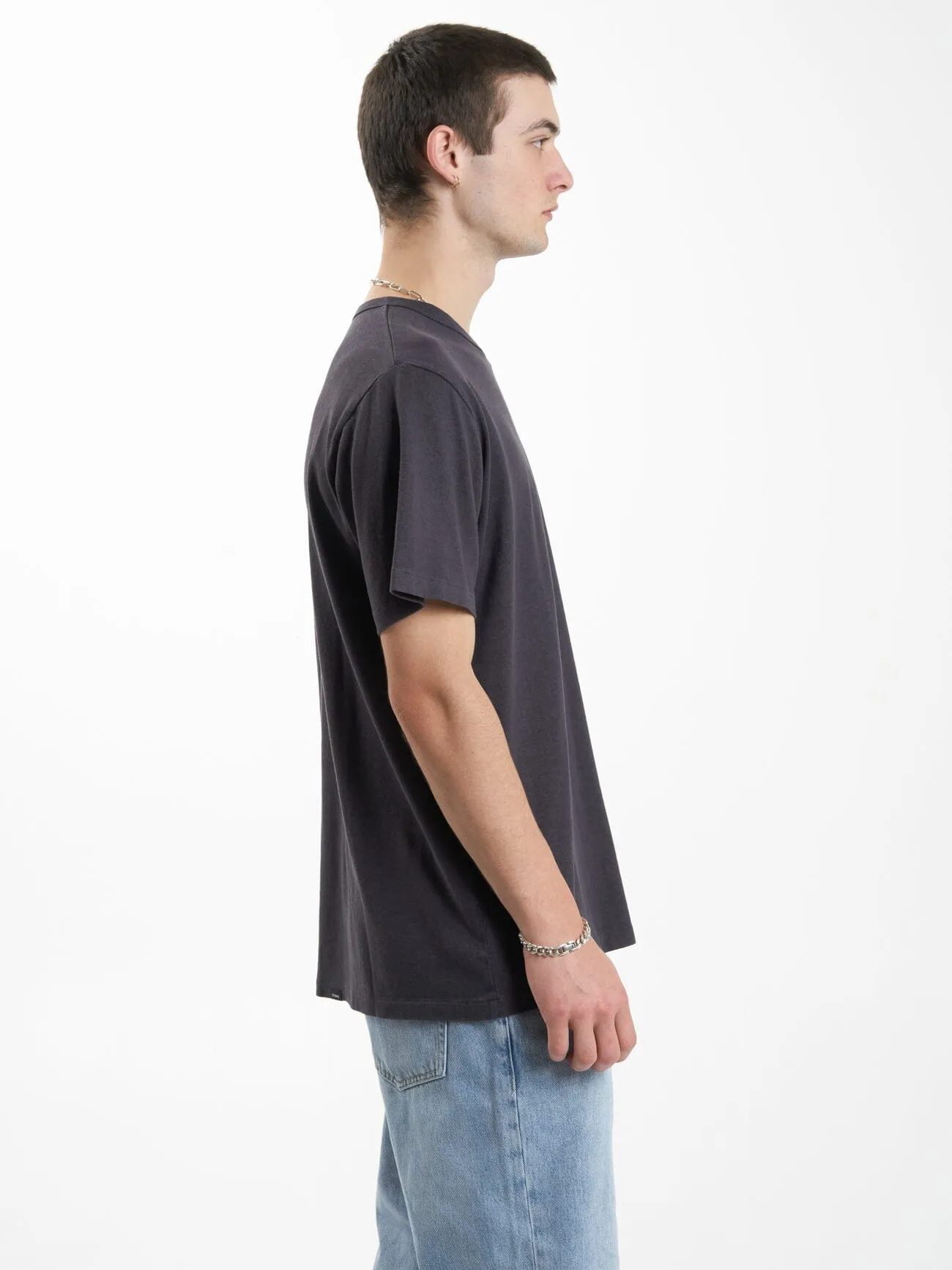 Hemp Thrills Embro Merch Fit Tee - Slate sold by Thrills product image thumbnail 4