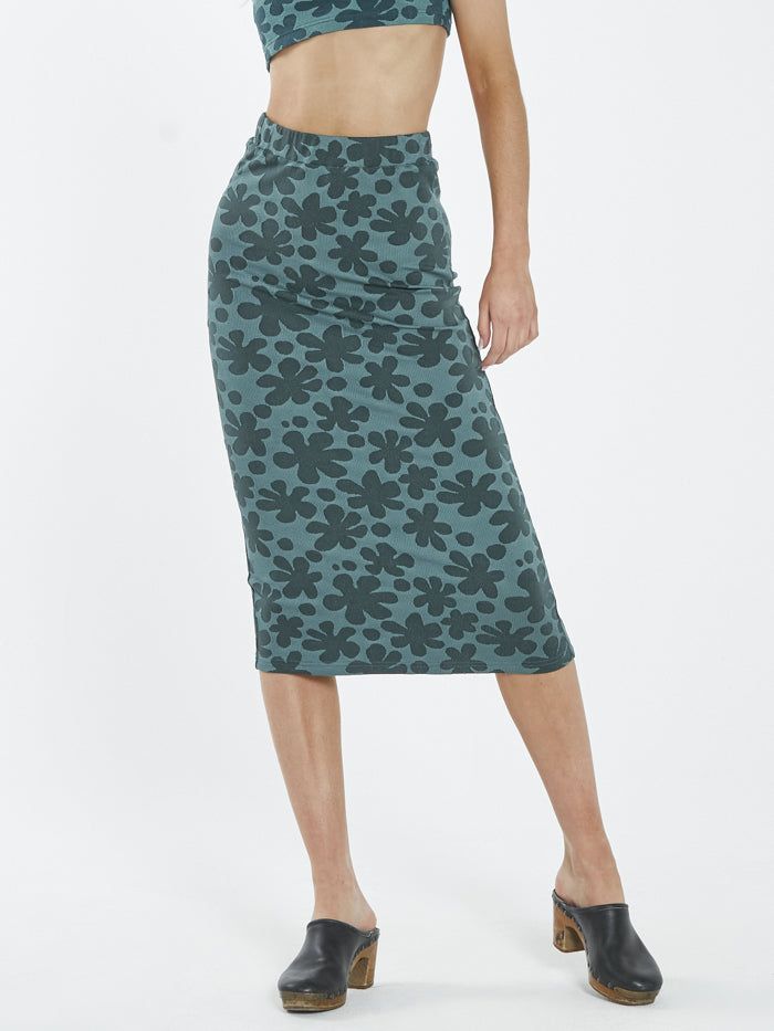 Layla Skirt - Vintage Teal sold by Thrills product image thumbnail 5