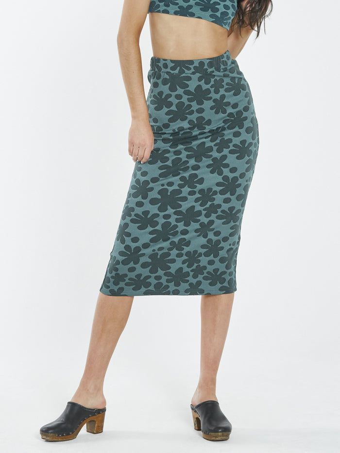 Layla Skirt - Vintage Teal sold by Thrills product image thumbnail 6