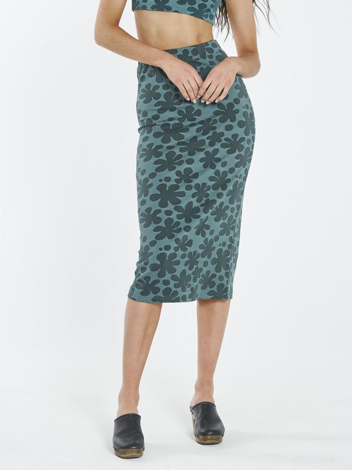Layla Skirt - Vintage Teal sold by Thrills product image thumbnail 3