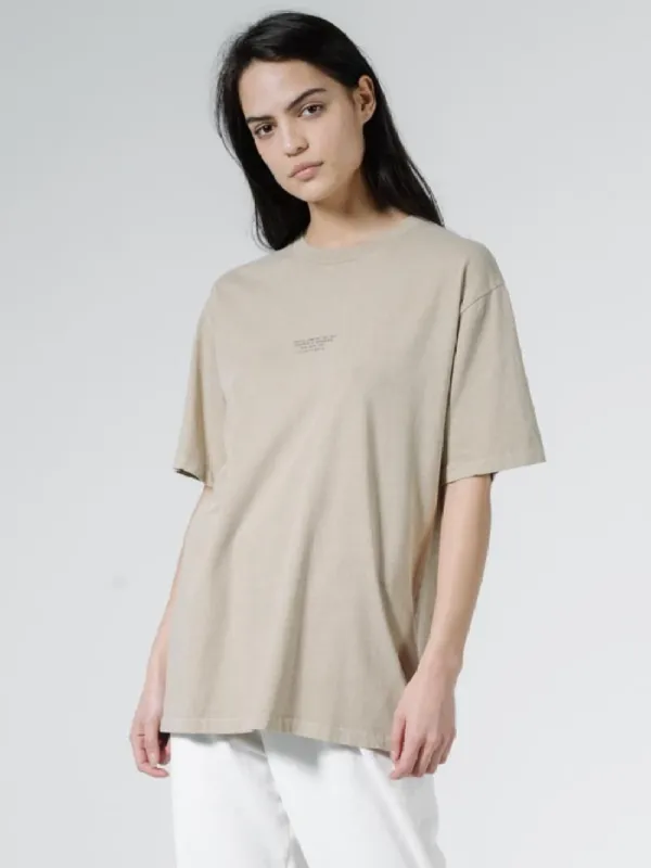 Established Merch Fit Tee - Vintage Khaki sold by Thrills